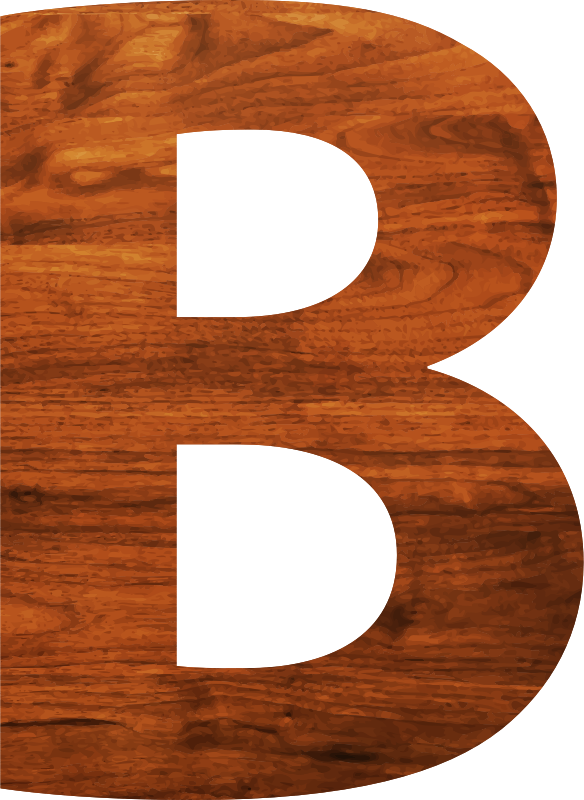Wood Texture Alphabet B, HD Png Download PNG with transparent background