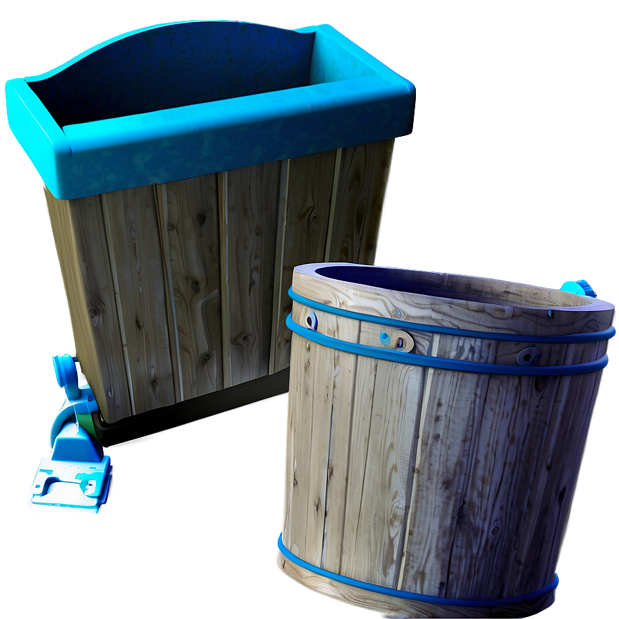 Wooden Trash Bin Draft Png 56