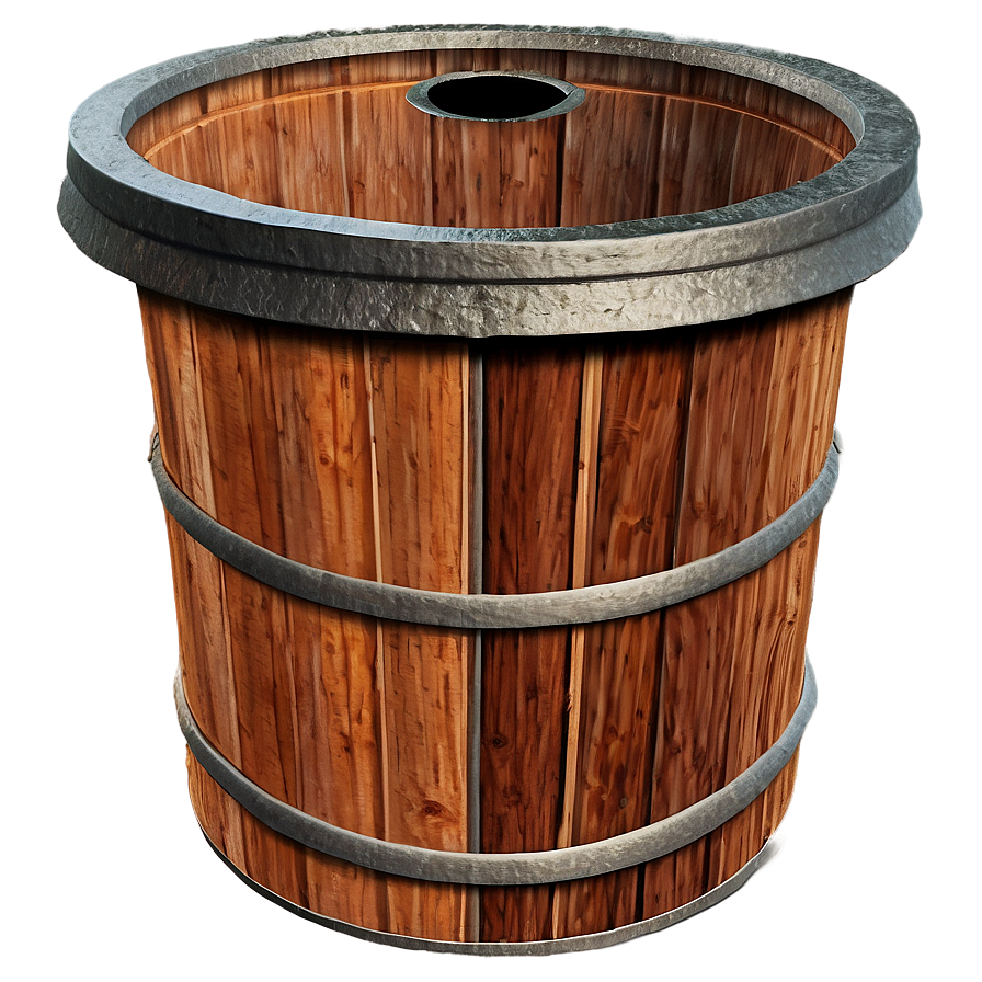 Wooden Trash Bin Draft Png Nvr