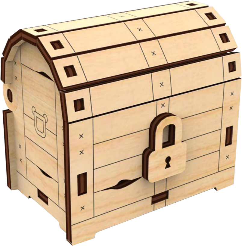 Treasure Chest Png - Plywood, Transparent Png PNG with transparent background