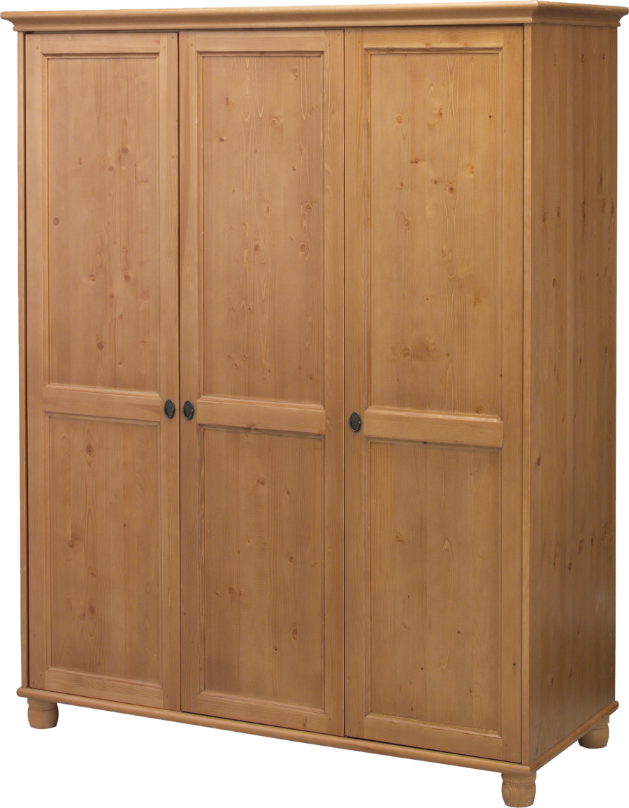 Wooden Triple Door Cupboard Closet.png