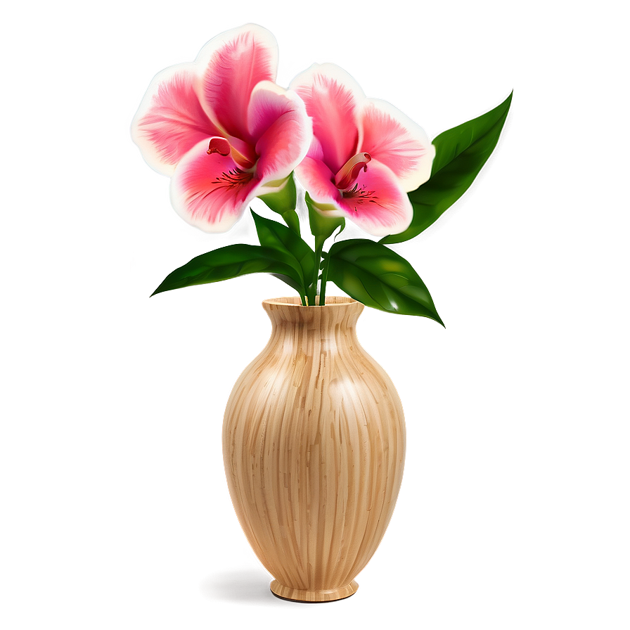 Wooden Vase Png 05252024