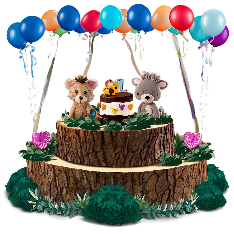 Woodland 1st Birthday Theme Png 06202024