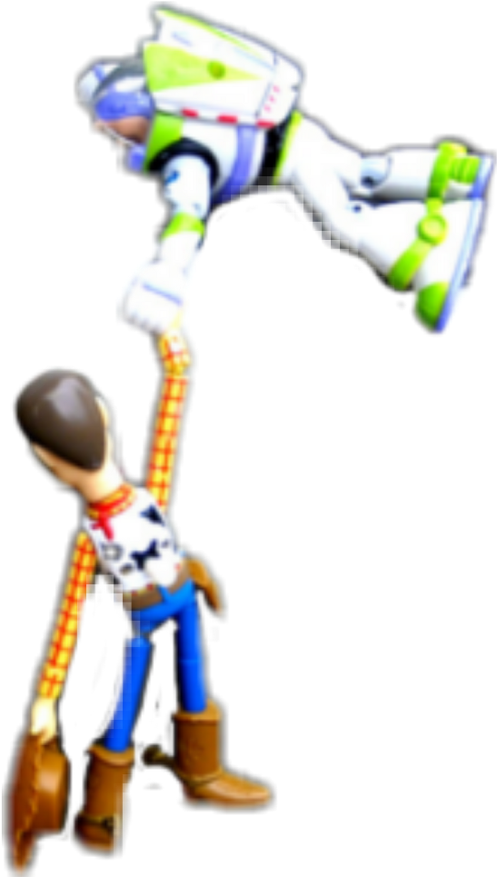 Toy Story Clipart , Png Download - Buzz And Woody Hanging, Transparent Png PNG with transparent background