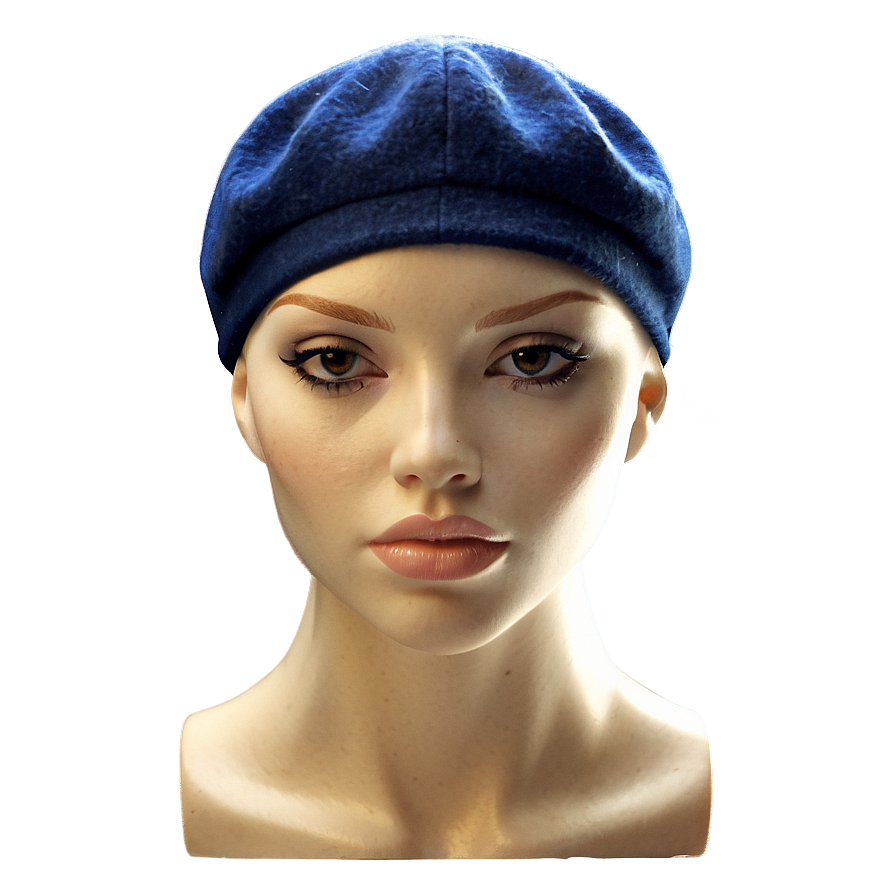 Wool Beret Fashion PNG 06252024 PNG with transparent background
