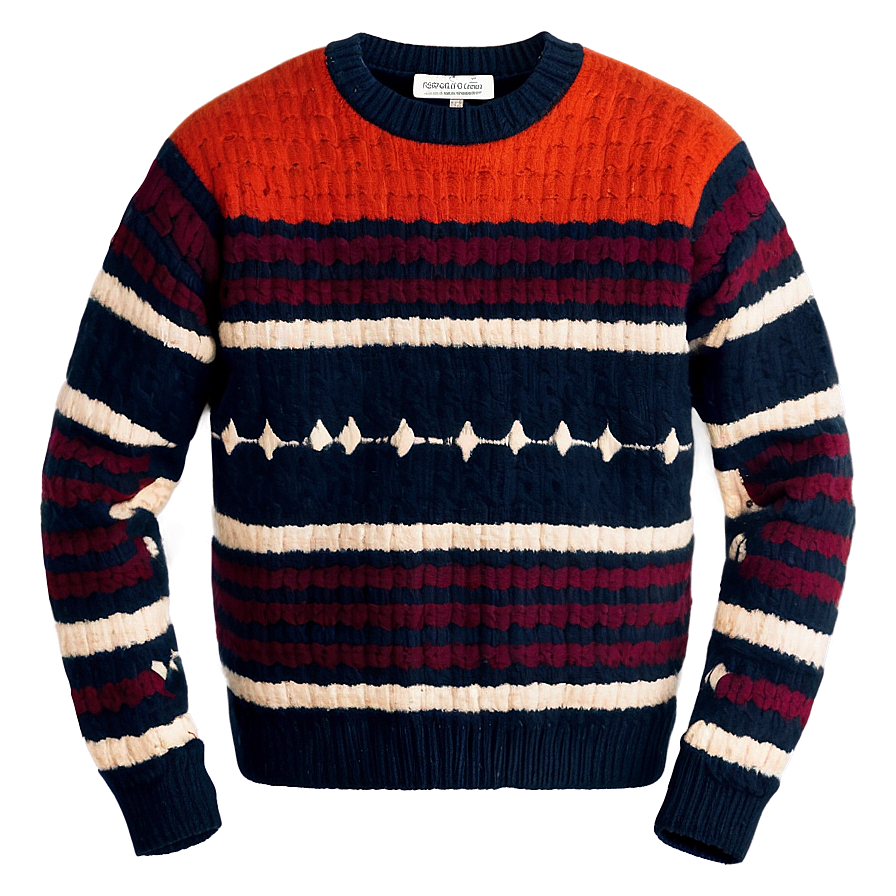 Wool Crewneck Pullover Png Bfq50