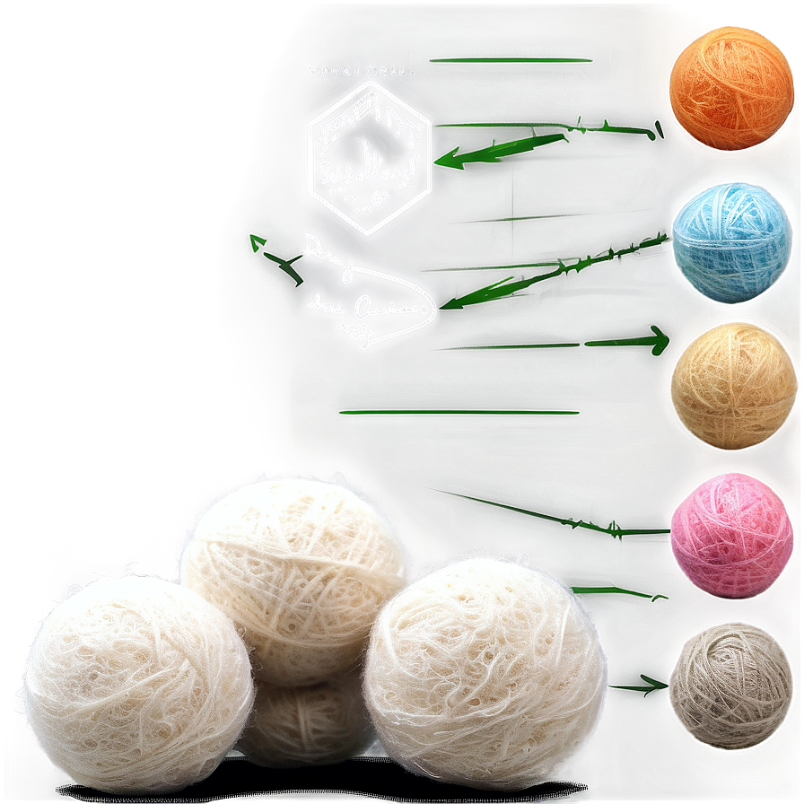 Wool Dryer Balls Eco Png Nmu4