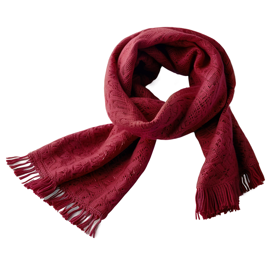 Wool Red Scarf Png 62