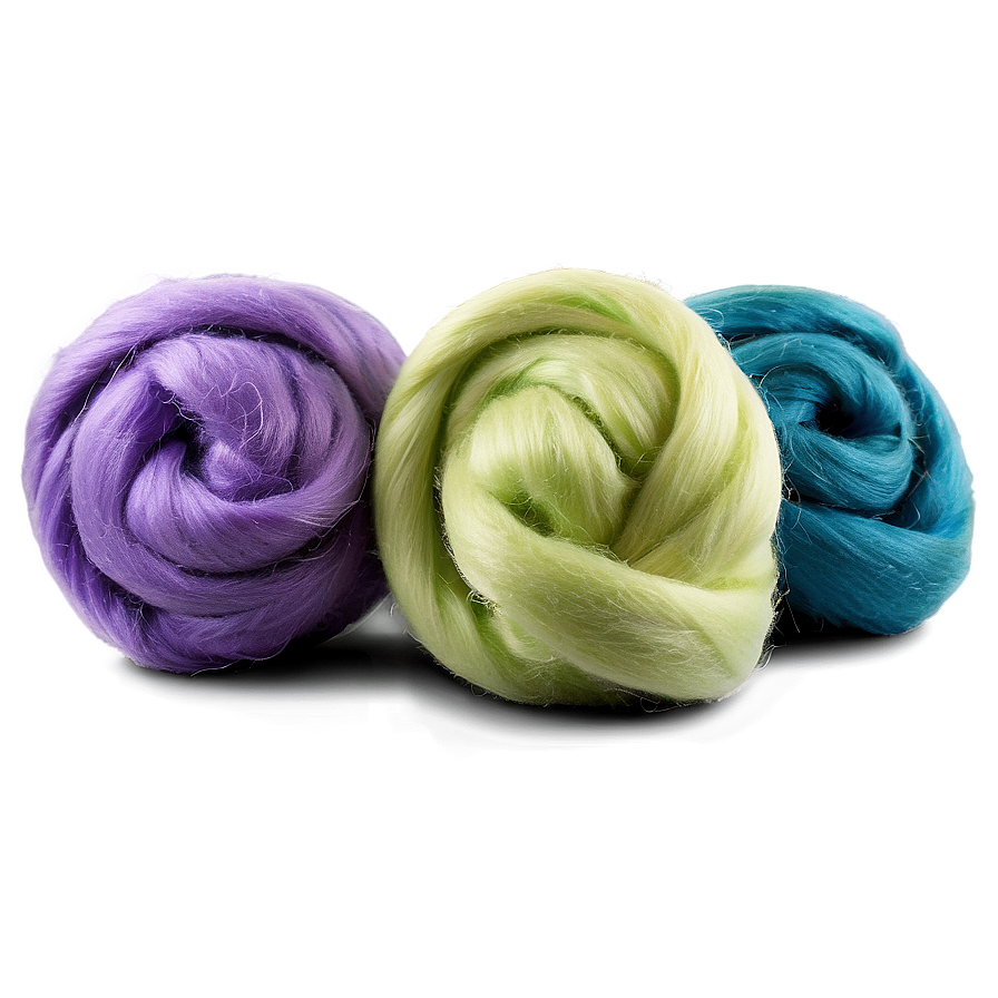 Wool Roving Soft PNG odn PNG with transparent background