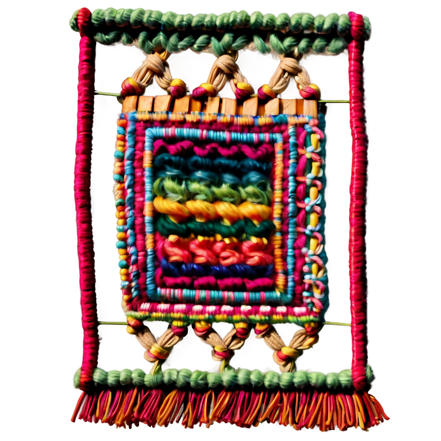Wool Tapestry DIY PNG ill PNG with transparent background
