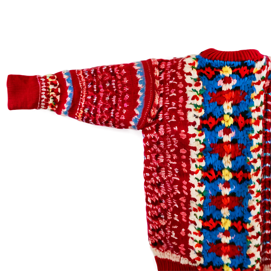 Woolen Red Sweater Png 06292024