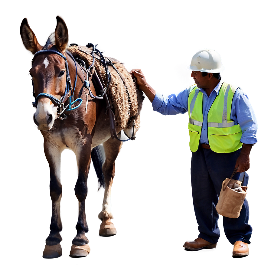 Working Mule Photo Png 69