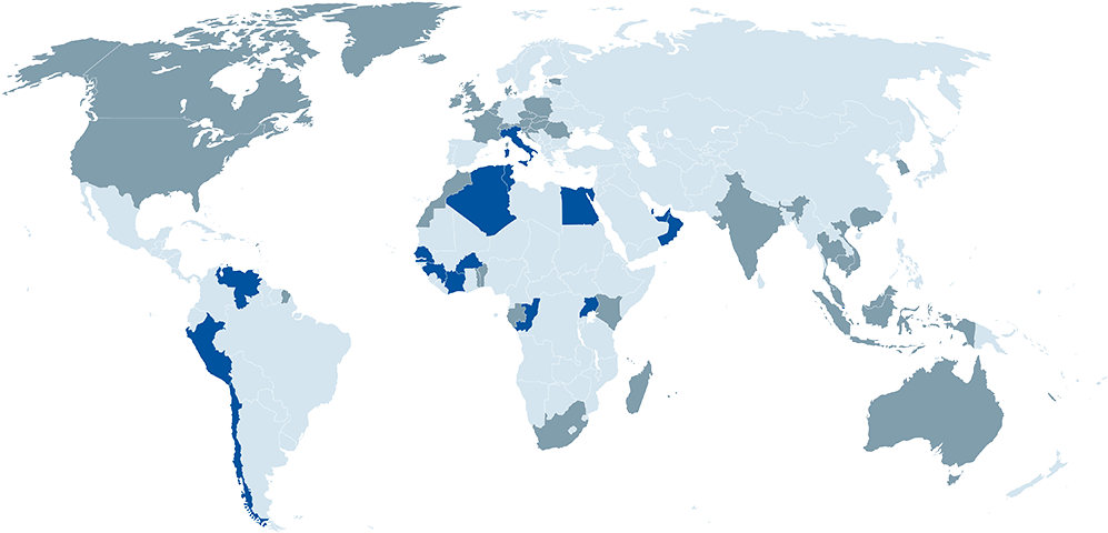 World Map Mauritius Global Position