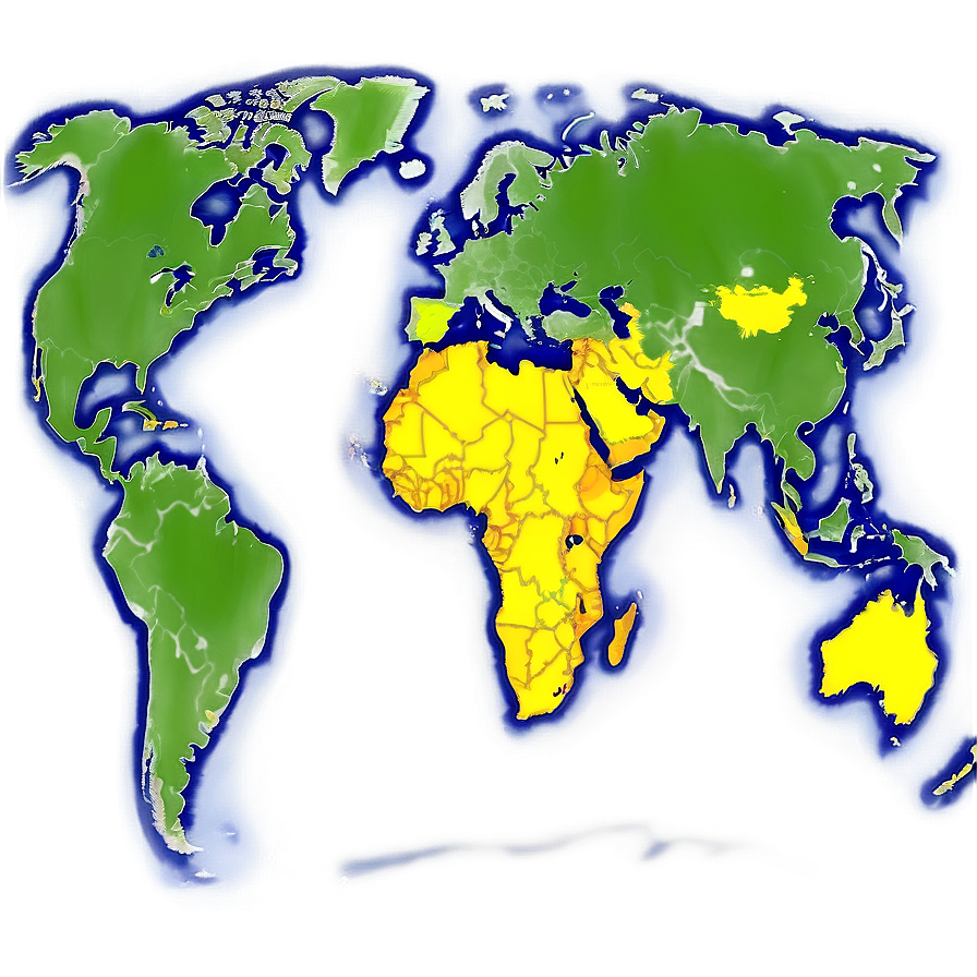 World Map Outline With Countries Outline Png 06262024