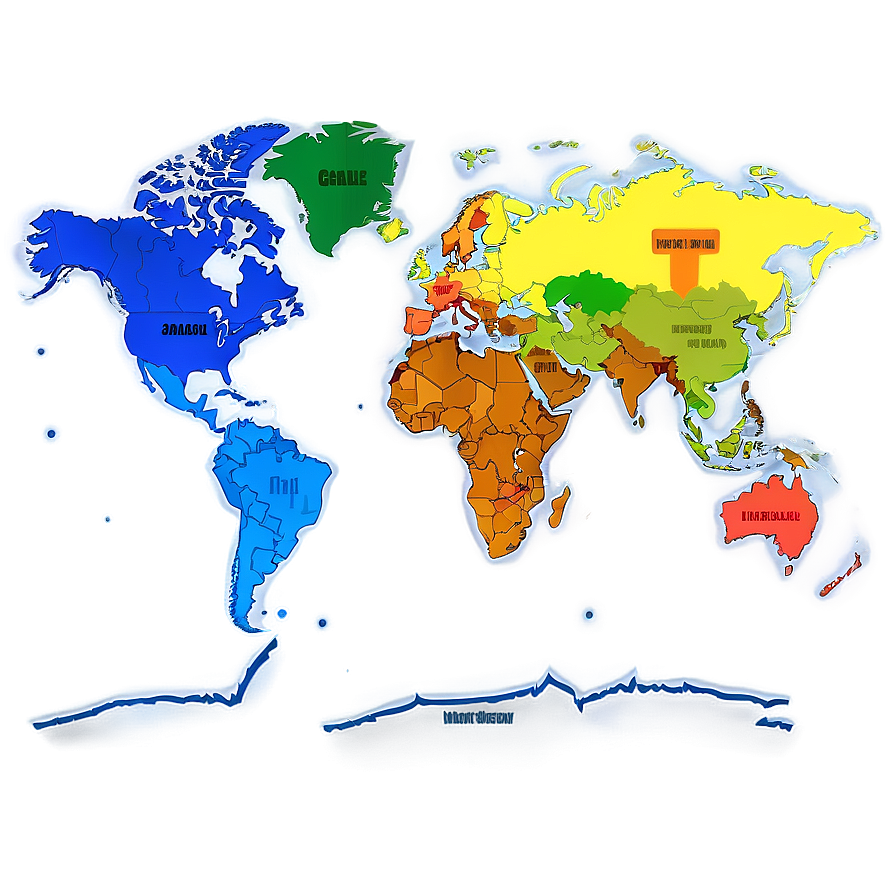 World Map Puzzle For Education Png Piq