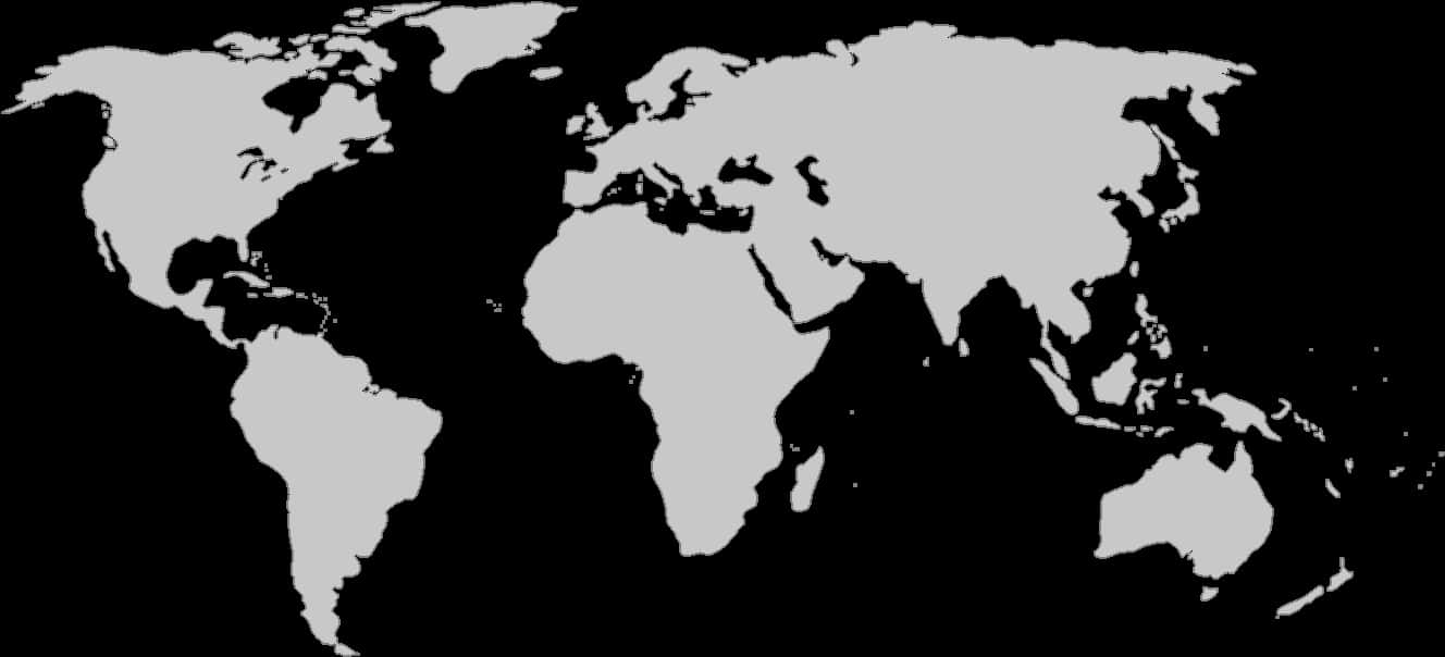 World Map Silhouette