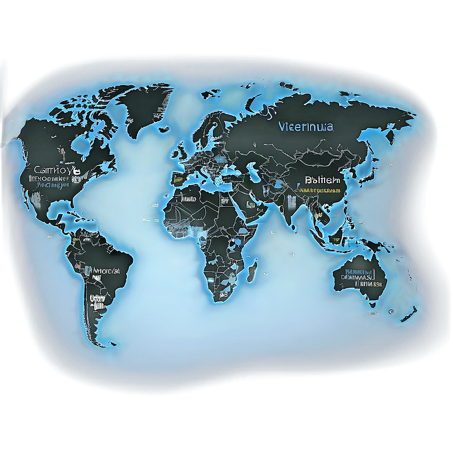 World Map Vector With Names Png 23