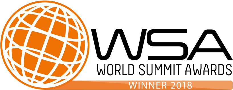 World Summit Awards Winner2018 Logo PNG with transparent background