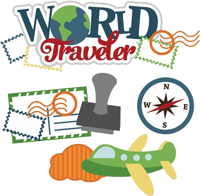 Travel World Transparent Background - Travel Clip Art Free, HD Png Download PNG with transparent background
