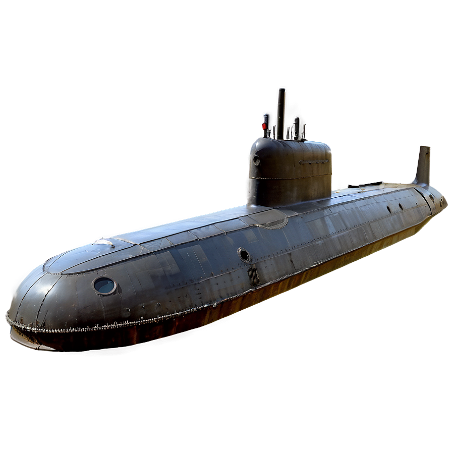 World War II Submarine PNG 05252024 PNG with transparent background