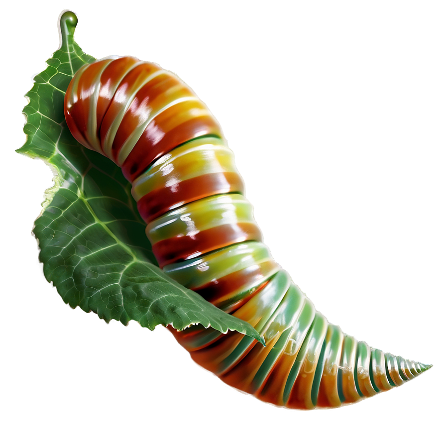 Worm Eating Leaf Png Ljv