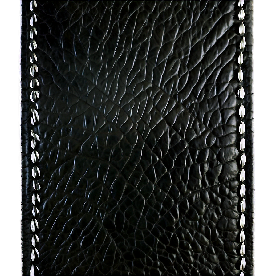 Worn Black Leather Png Qjt