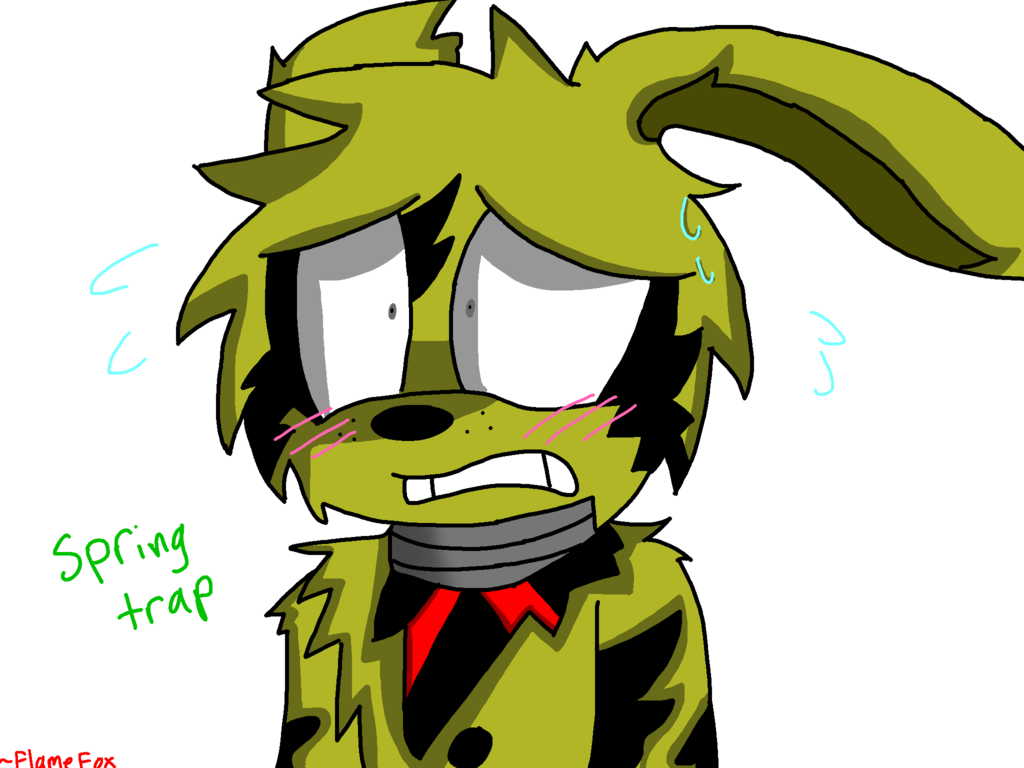 Worried Springtrap Cartoon