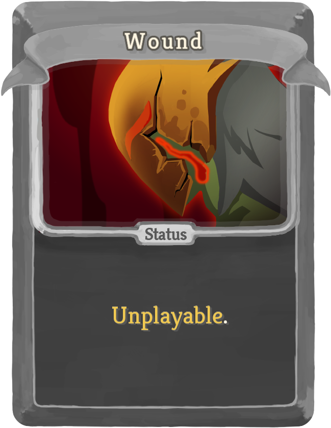 Slay The Spire Wiki - Slay The Spire Wound, HD Png Download PNG with transparent background