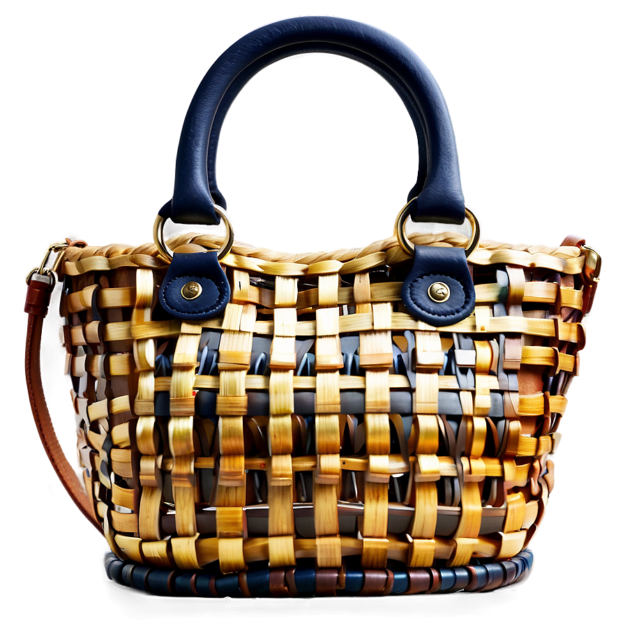 Woven Handbag PNG moc PNG with transparent background