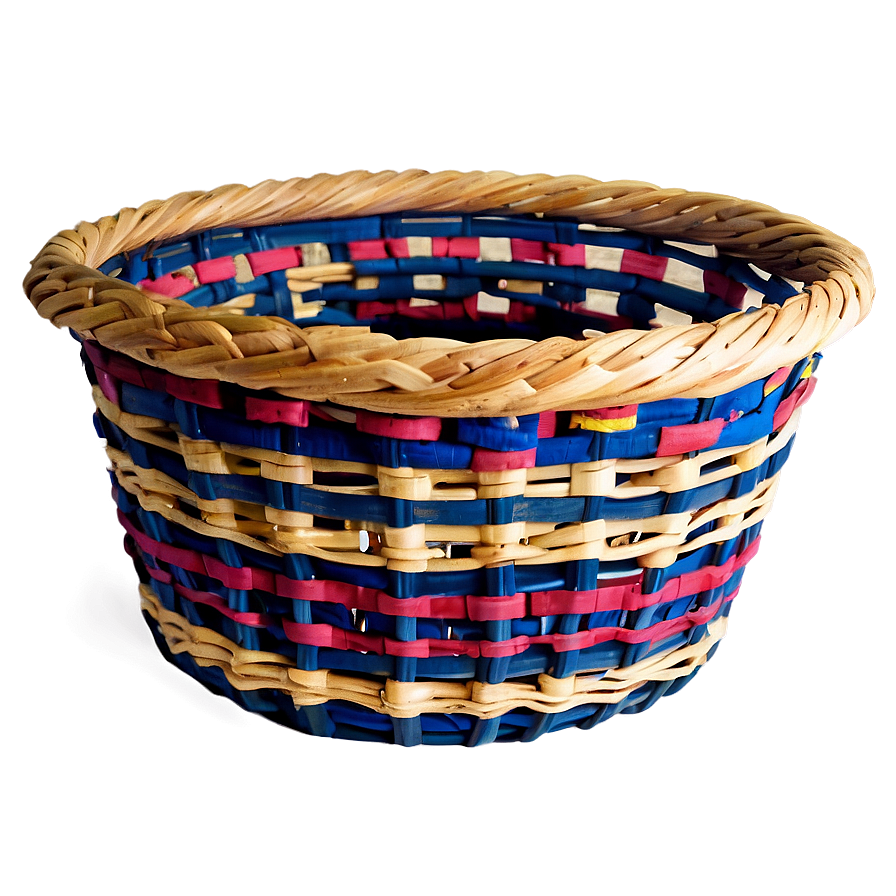 Woven Laundry Basket Png 06132024