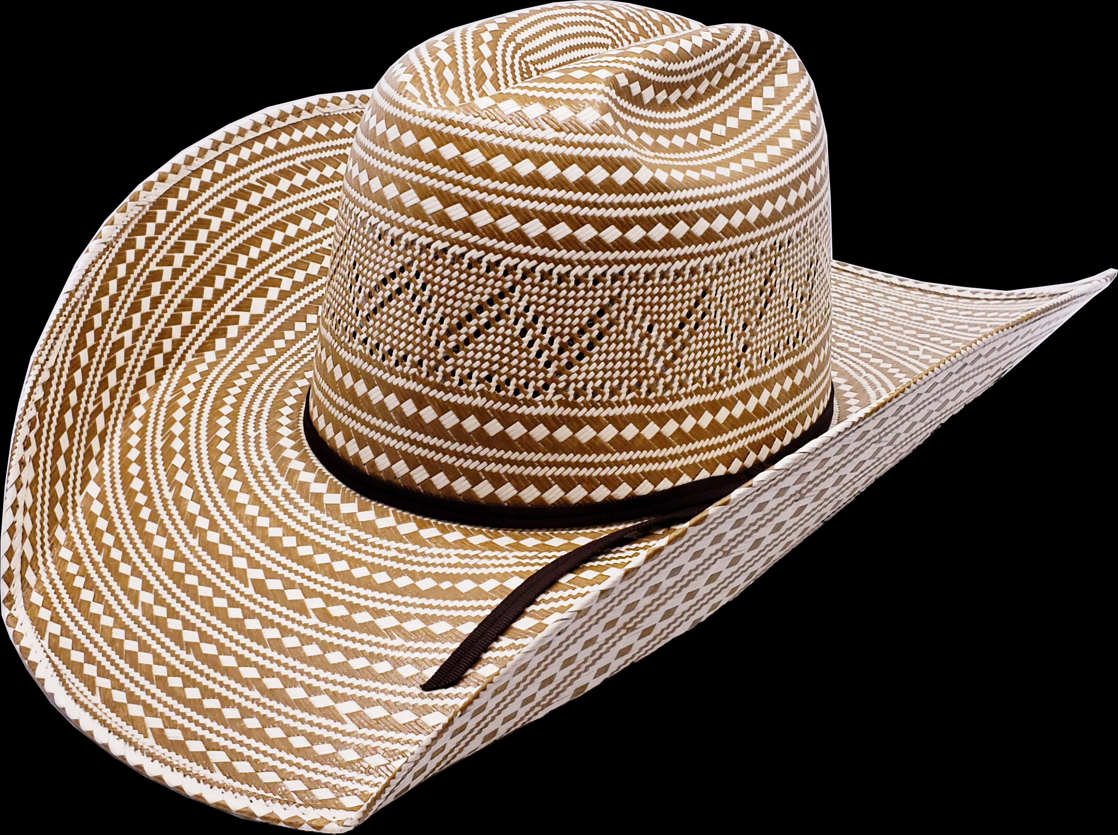 Woven Straw Cowboy Hat