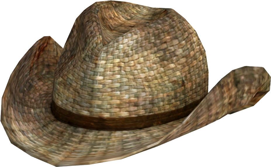 Nukapedia The Vault - Fallout New Vegas Straw Hat, HD Png Download PNG with transparent background