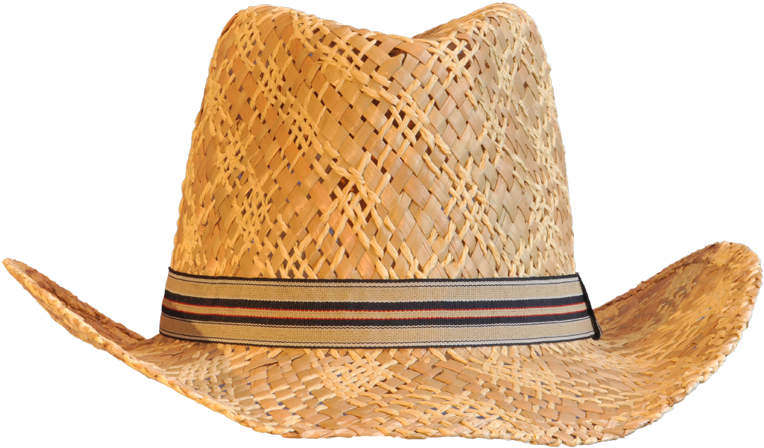 Straw Cowboy Hat - Straw Cowboy Hat Transparent, HD Png Download PNG with transparent background