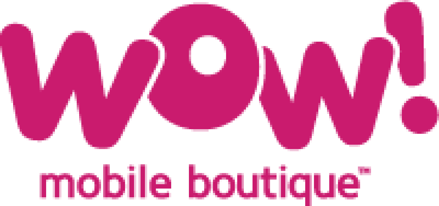 Wow Mobile Boutique Logo PNG with transparent background