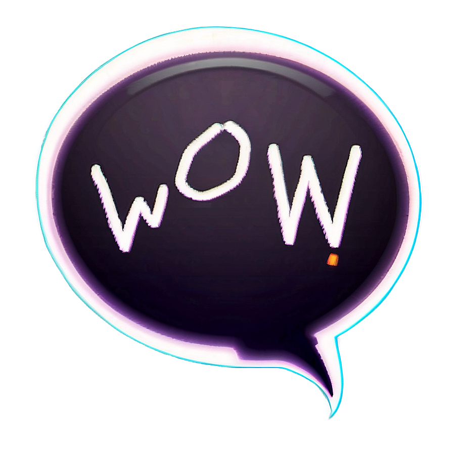 Wow Speech Bubble PNG 05062024 PNG with transparent background