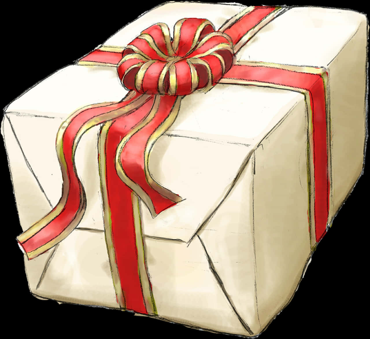 Transparent Christmas Present Bow Png - Gift, Png Download PNG image with a transparent background, free high-resolution download
