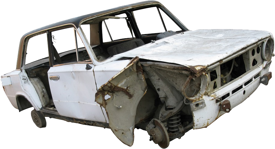 Transparent Car Crash Png - Scrap Vehicle Png, Png Download PNG with transparent background