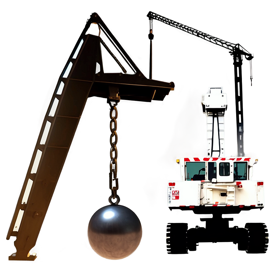 Wrecking Ball Crane Silhouette Png 38