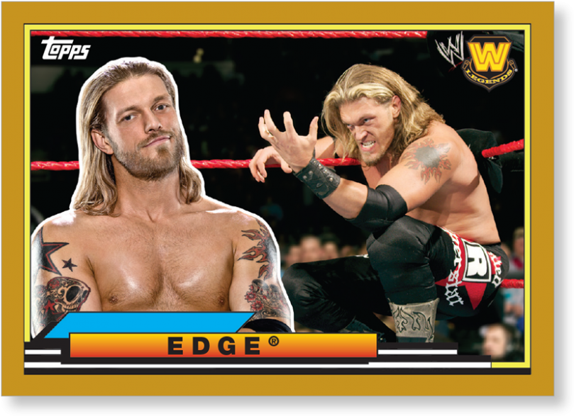 2018 Topps Wwe Heritage Edge - Wwe Edge, HD Png Download PNG with transparent background