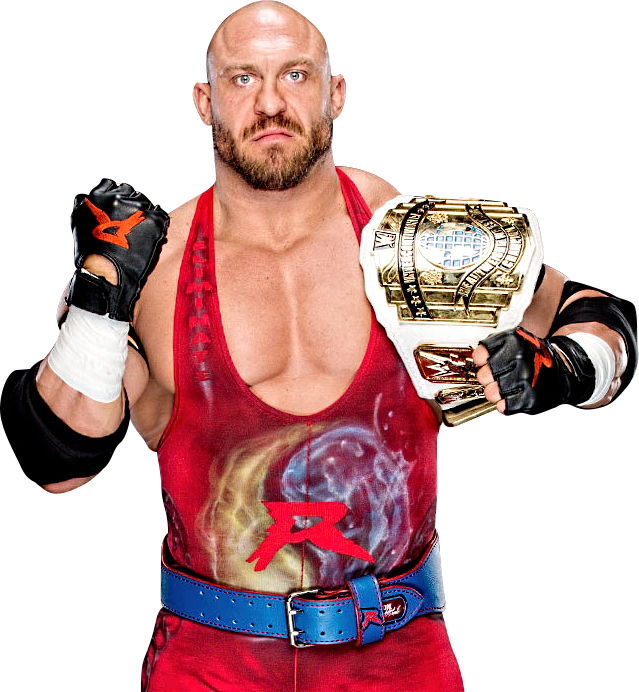 Wrestler Holding Intercontinental Championship Belt