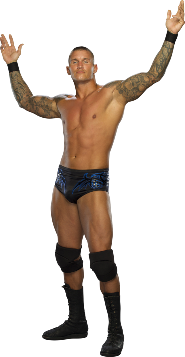 Wrestler Randy Orton Pose