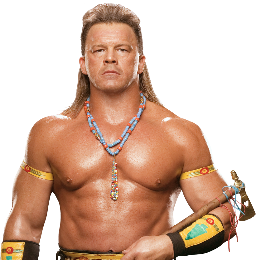 Wrestler_with_ Native_ American_ Inspired_ Attire