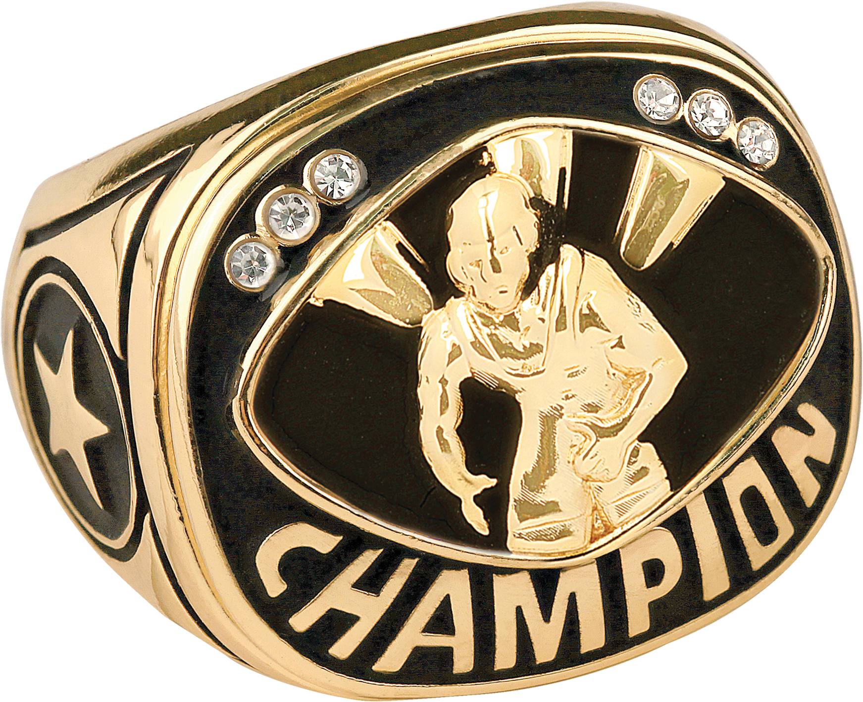 Wrestling Champion Ring Golden