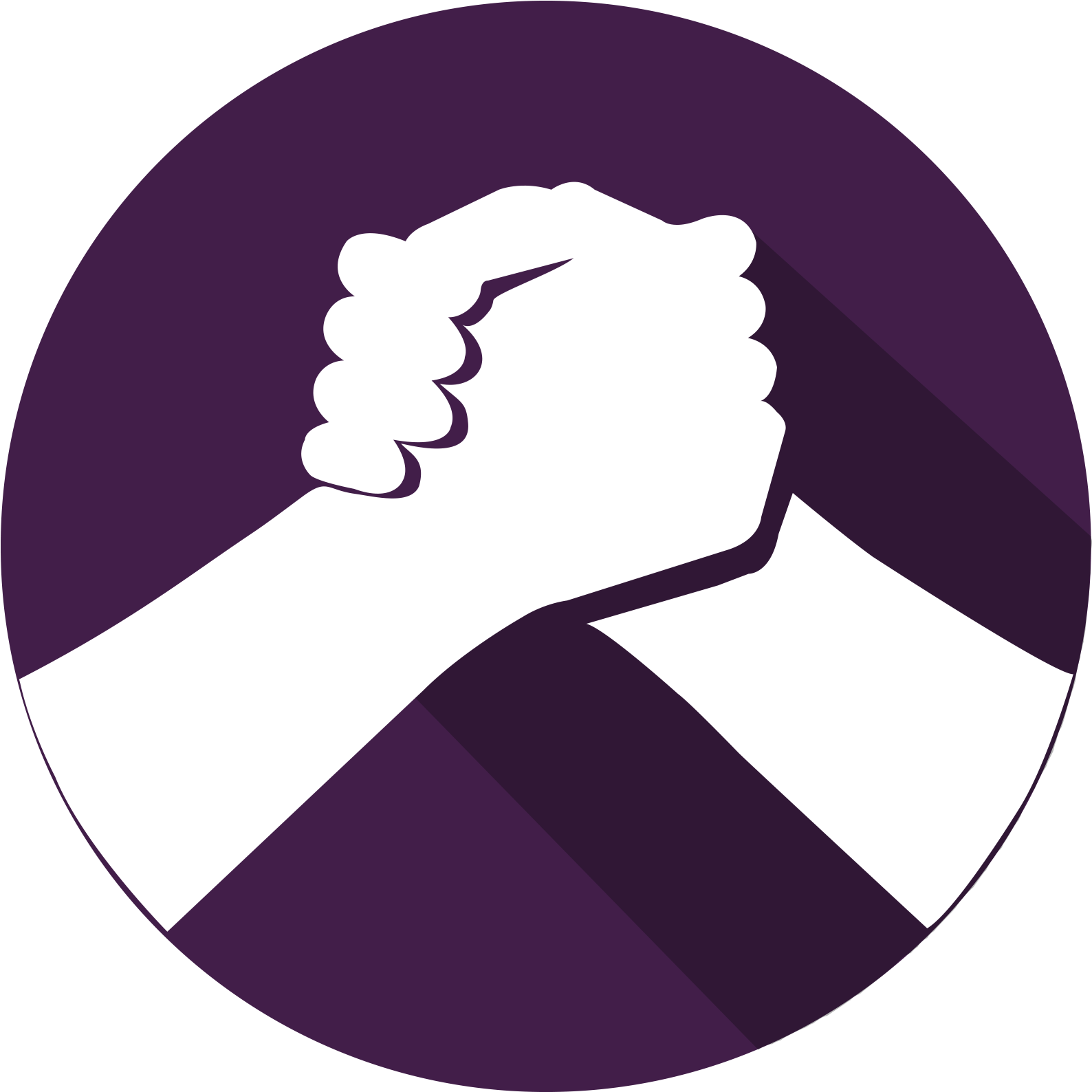 Wrestling Handshake Icon