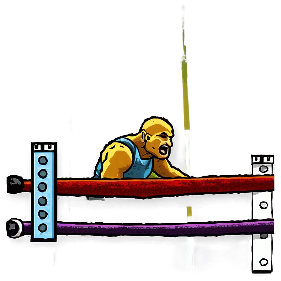 Wrestling Ring Night Event Png Lhv56