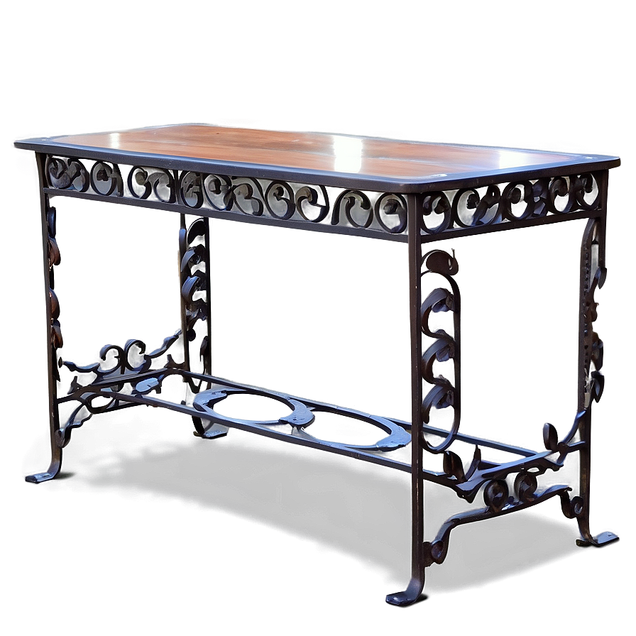 Wrought Iron Bar Table Png 98