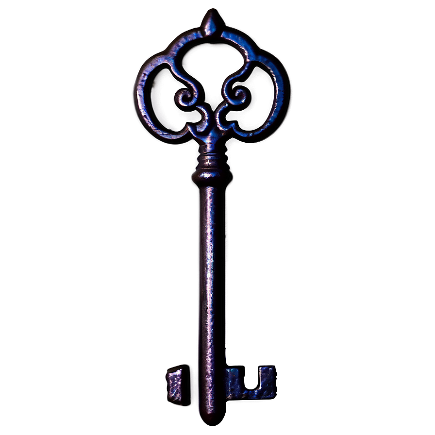 Wrought Iron Skeleton Key Picture Png 31