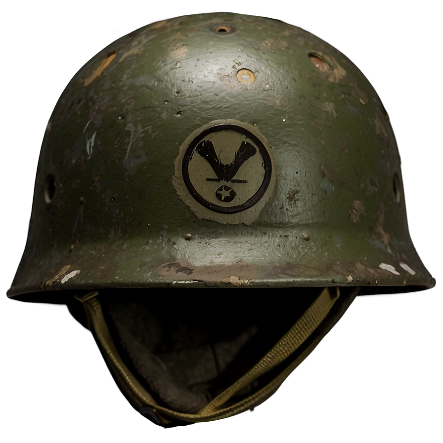 Ww2 Helmet On Ground Png Fhf50