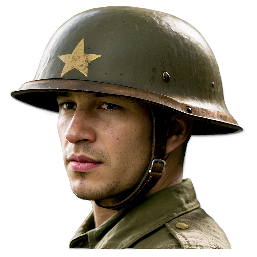 Ww2 Helmet Side View Png 06132024