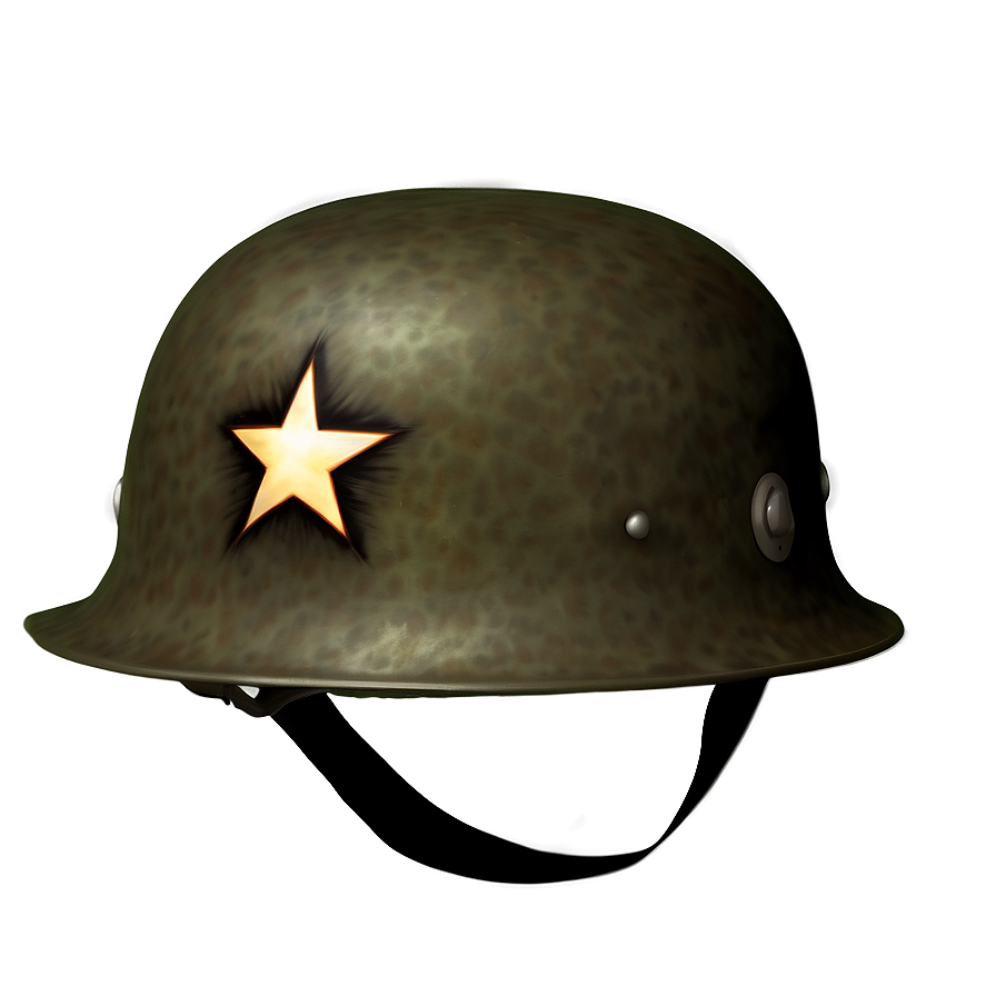 Ww2 Helmet With Scar Png 19